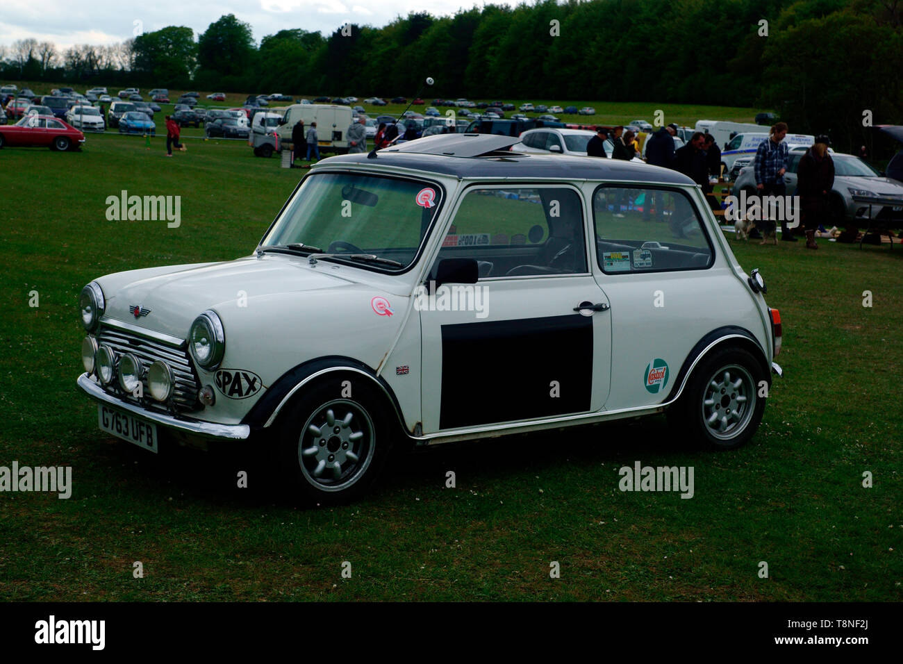 1989 CLASSIC MINI POPHAM FLUGPLATZ Stockfoto