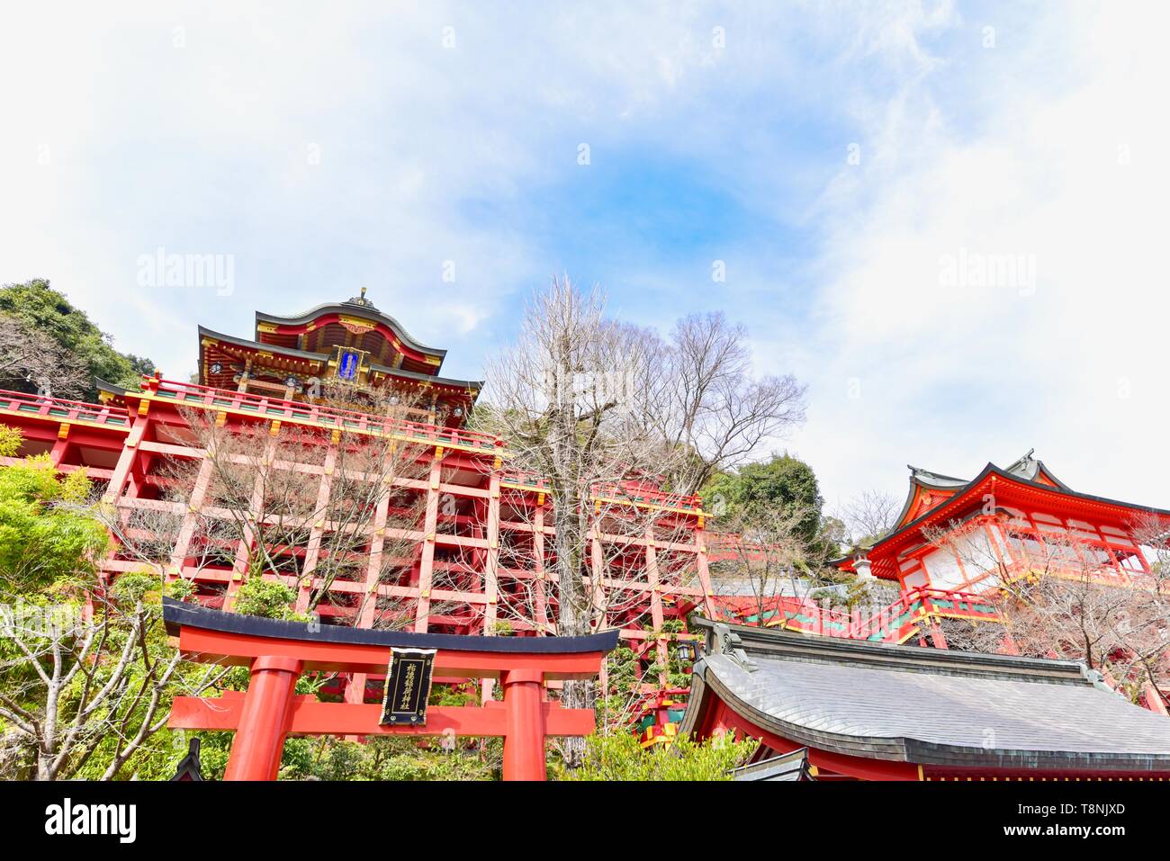 Yutoku Inari Schrein in der Präfektur Saga Stockfoto