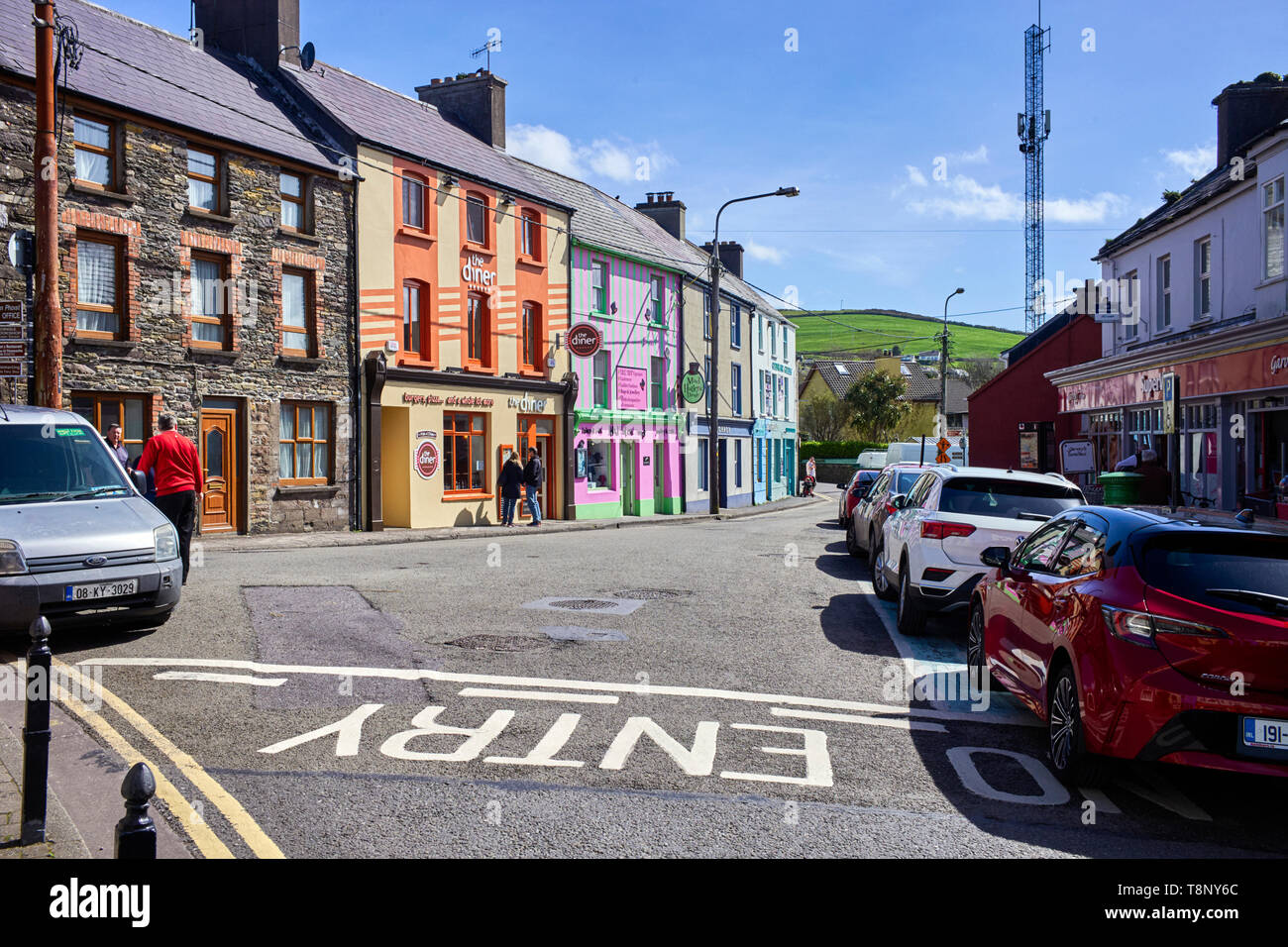 Holyground im Zentrum von Dingle, Irland Stockfoto
