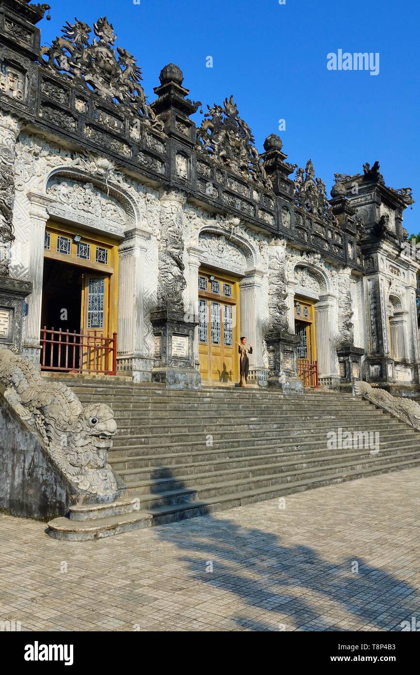 Vietnam, Hue, als Weltkulturerbe von der UNESCO, Kaisergräber, Kai Dinh Stockfoto