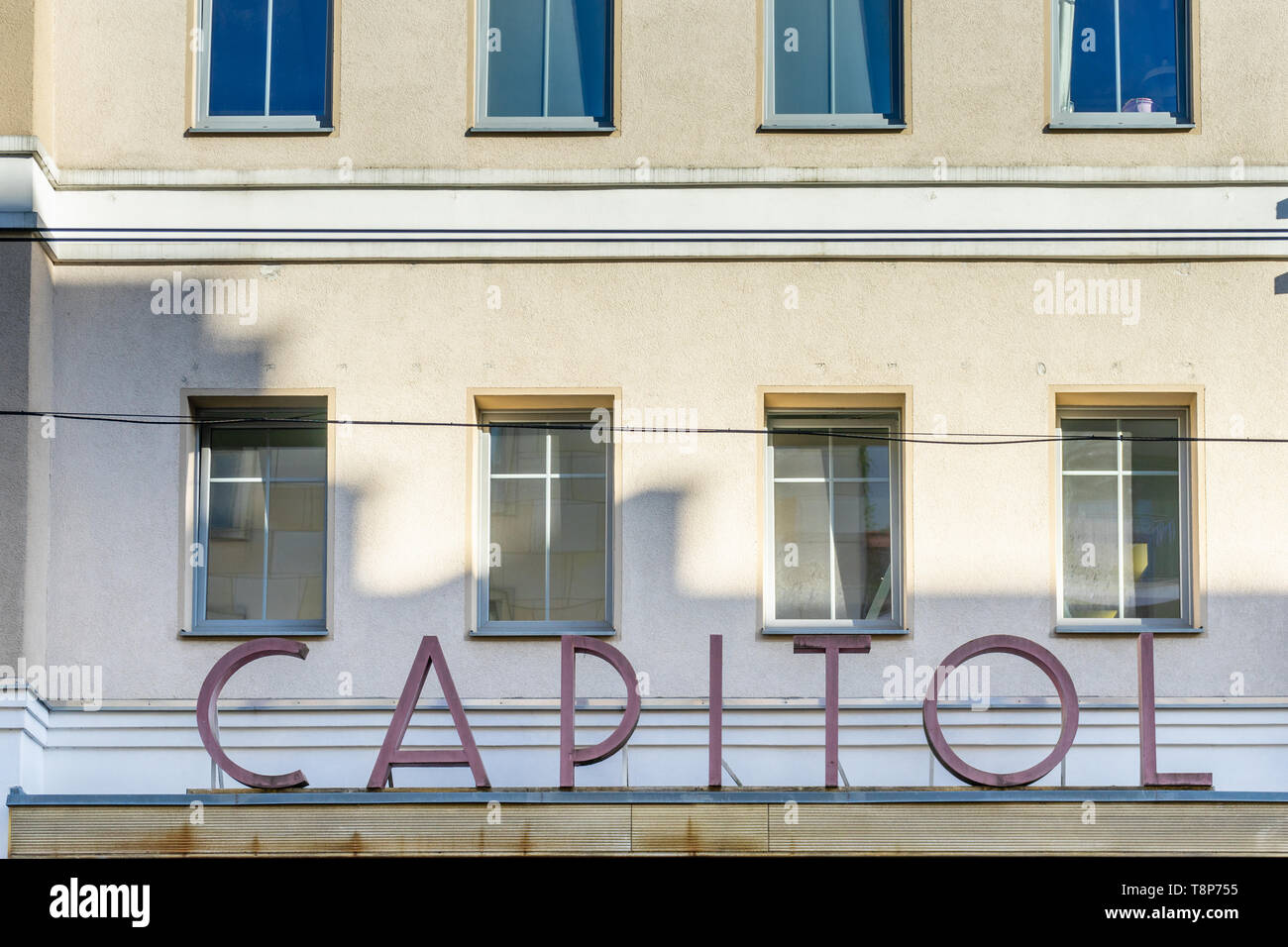 Capitol in Berlin Adlershof - Ein ehemaliges Kino von 1918 - 1990, Berlin Treptow, Deutschland Stockfoto