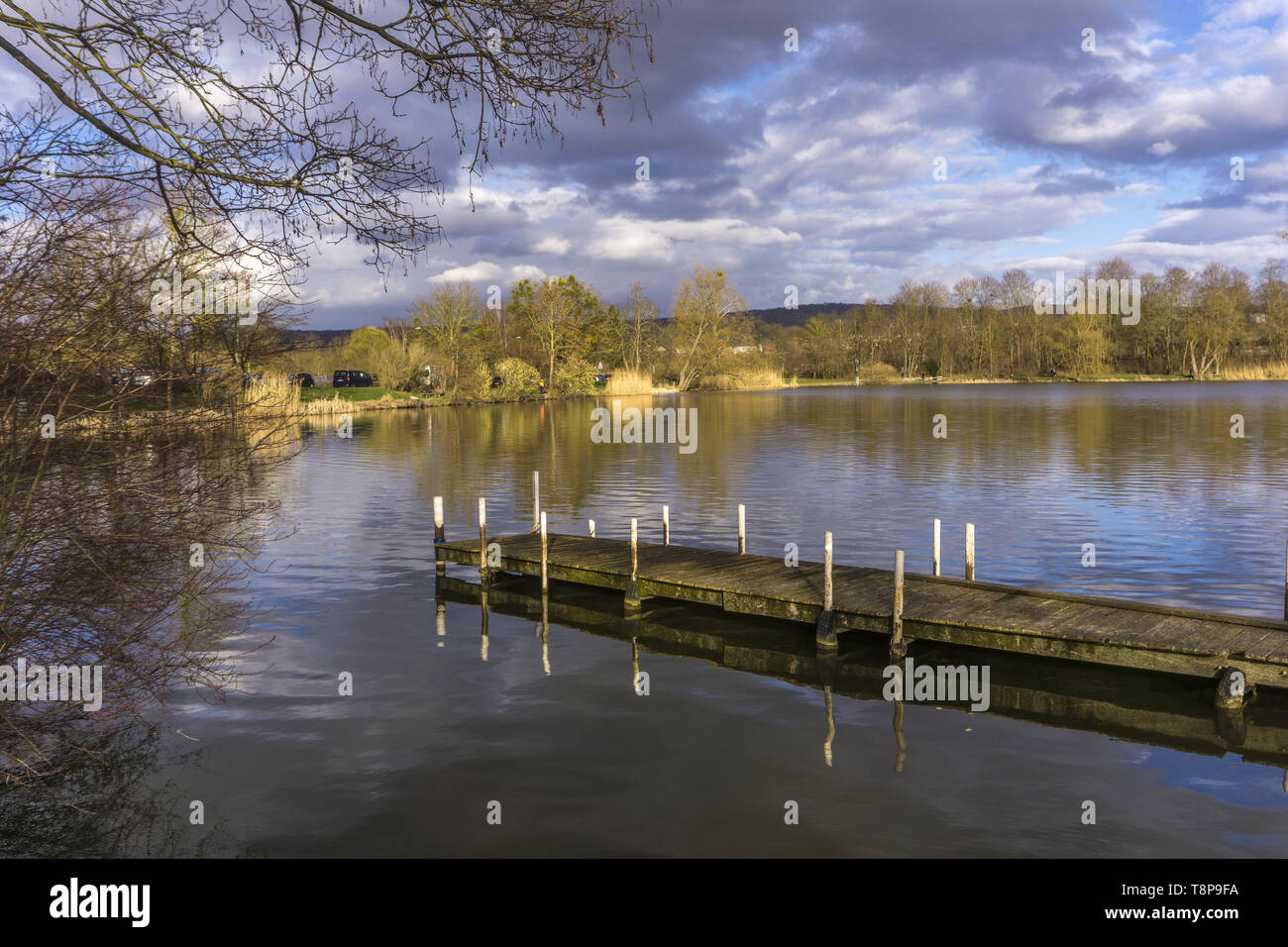 Kiessee, Göttingen, Niedersachsen, Deutschland lake Kiessee in