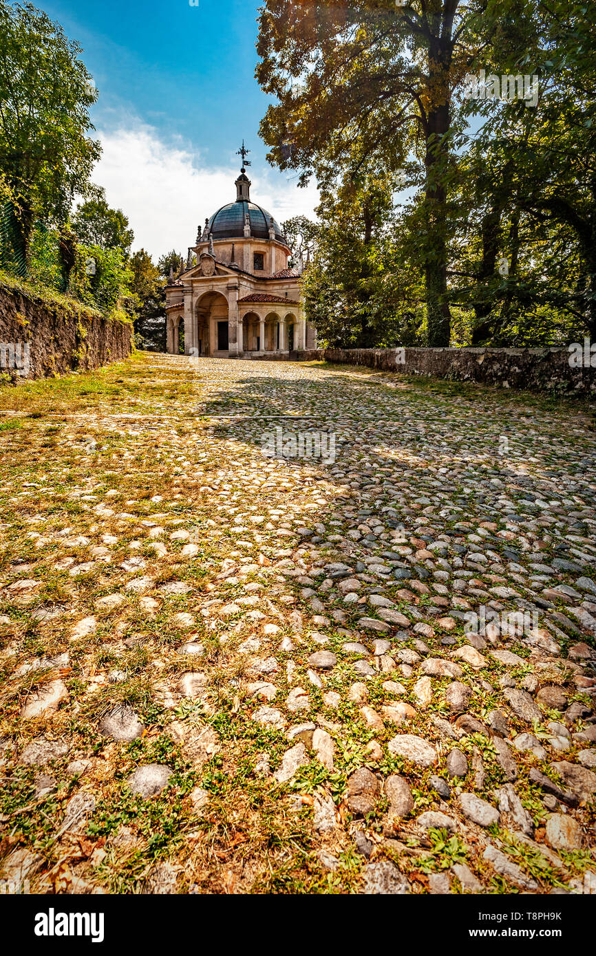 Italien Lombardei UNESCO-Weltkulturerbe - Sacro Monte di Varese (Varese heiligen Berg) - IV Kapelle - Darstellung im Tempel Stockfoto