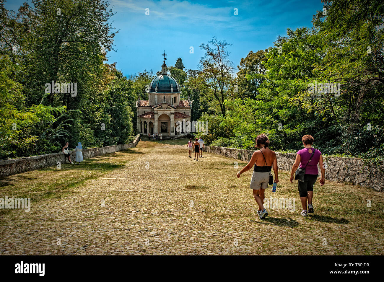 Italien Lombardei UNESCO-Weltkulturerbe - Sacro Monte di Varese (Varese heiligen Berg) - IV Kapelle - Darstellung im Tempel Stockfoto