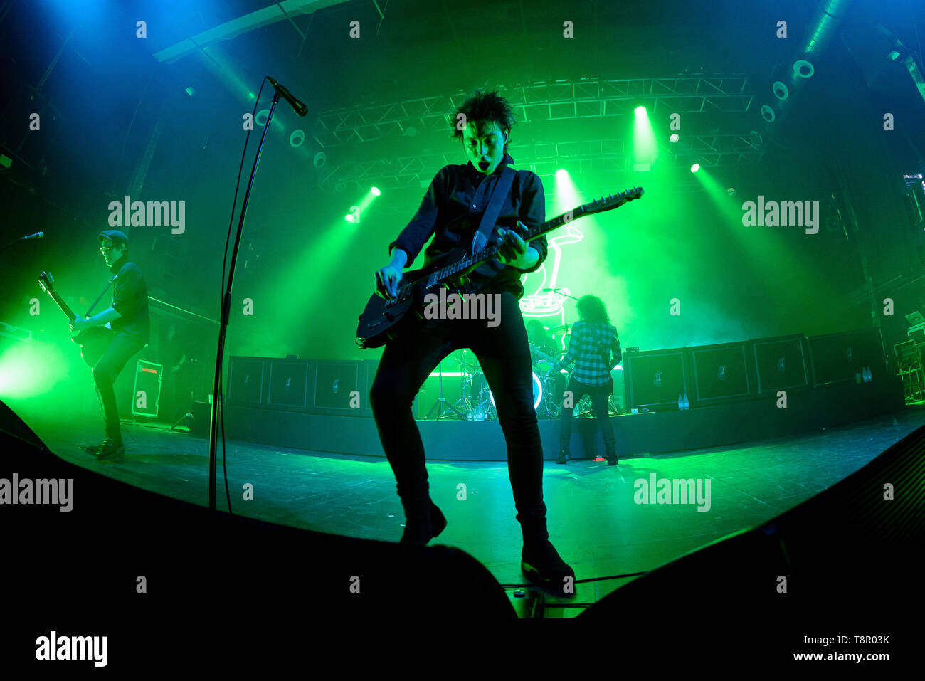 Barcelona, Spanien. 14 Mai, 2019. Wels und der Bottlemen führen Sie im Konzert an Razzmatazz Club. Credit: Christian Bertrand/Alamy leben Nachrichten Stockfoto
