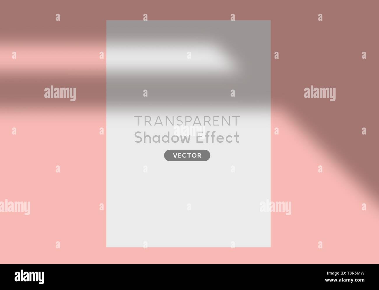 Ein Vektor Schatten Silhouette Hintergrund Wirkung. Stock Vektor