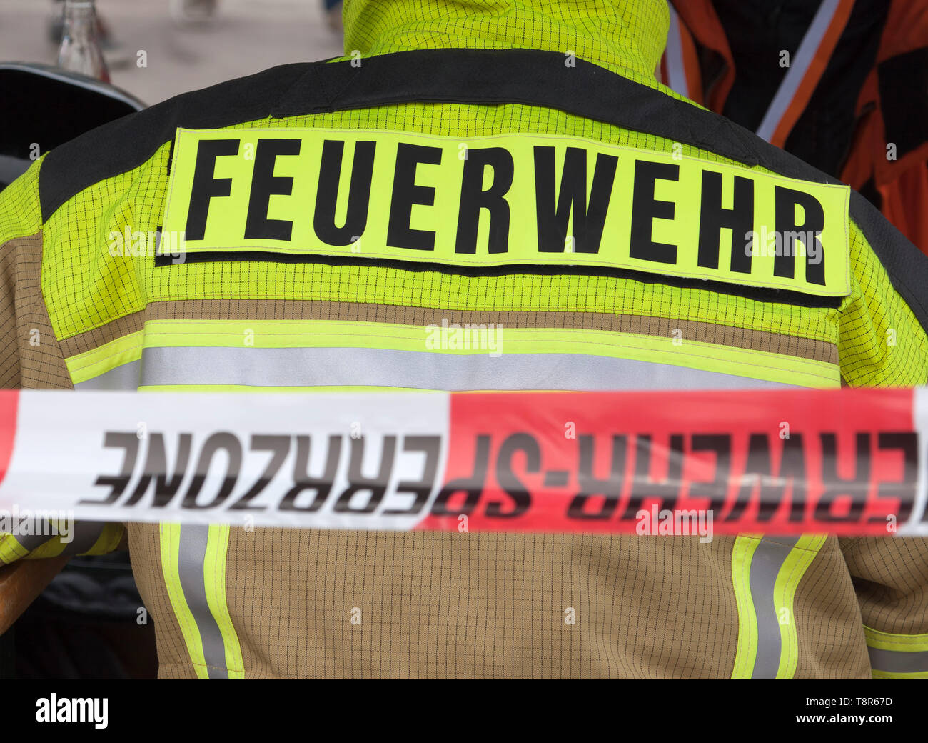 Berliner Feuerwehrmann, Deutschland Stockfoto