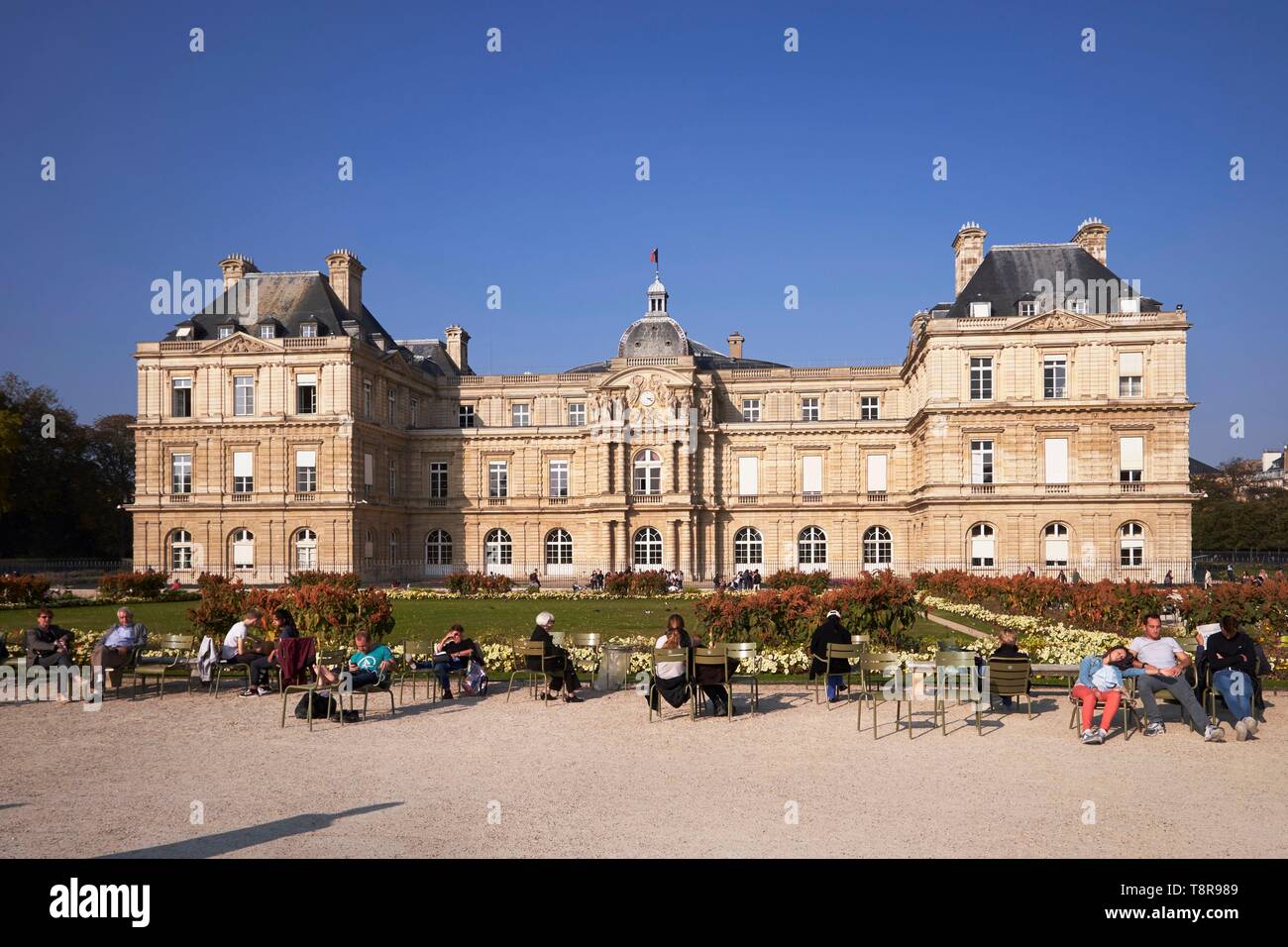 Frankreich, Paris, Luxemburg, Luxemburg Palace Gehäuse der Senat Stockfoto
