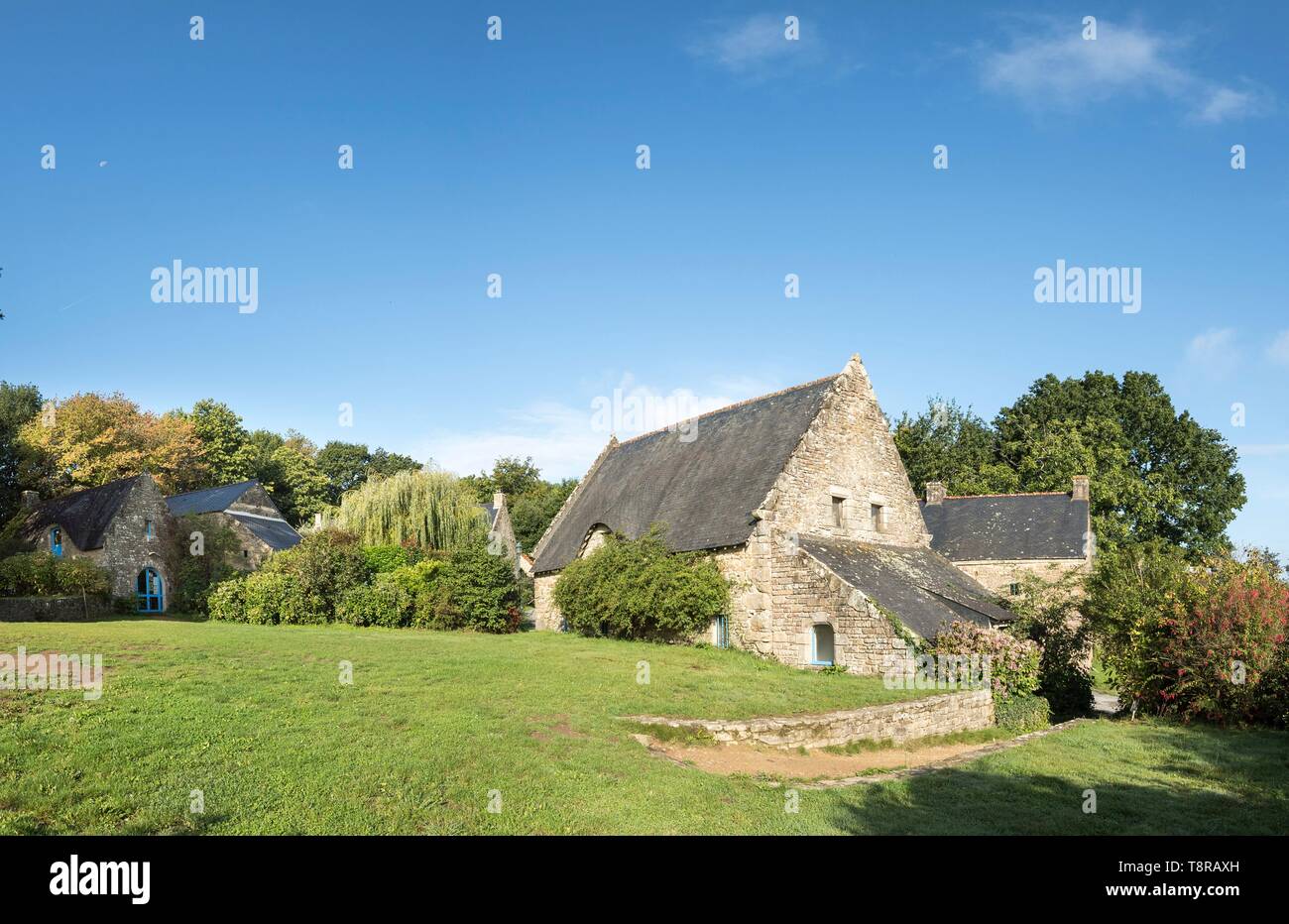 Frankreich, Morbihan, Brech, Ökomuseum von St-Dégan Stockfoto