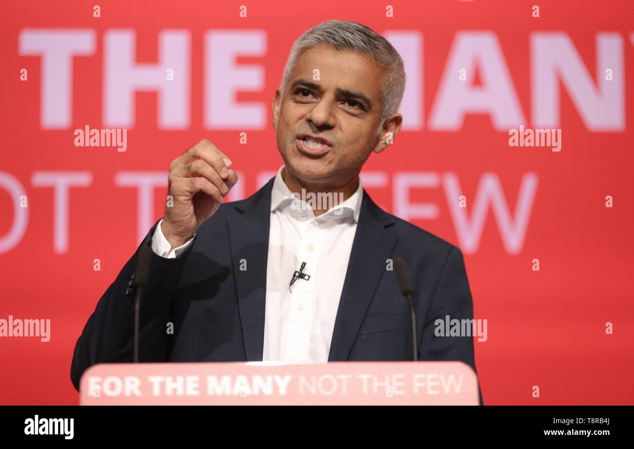 SADIQ KHAN, 2017 Stockfoto