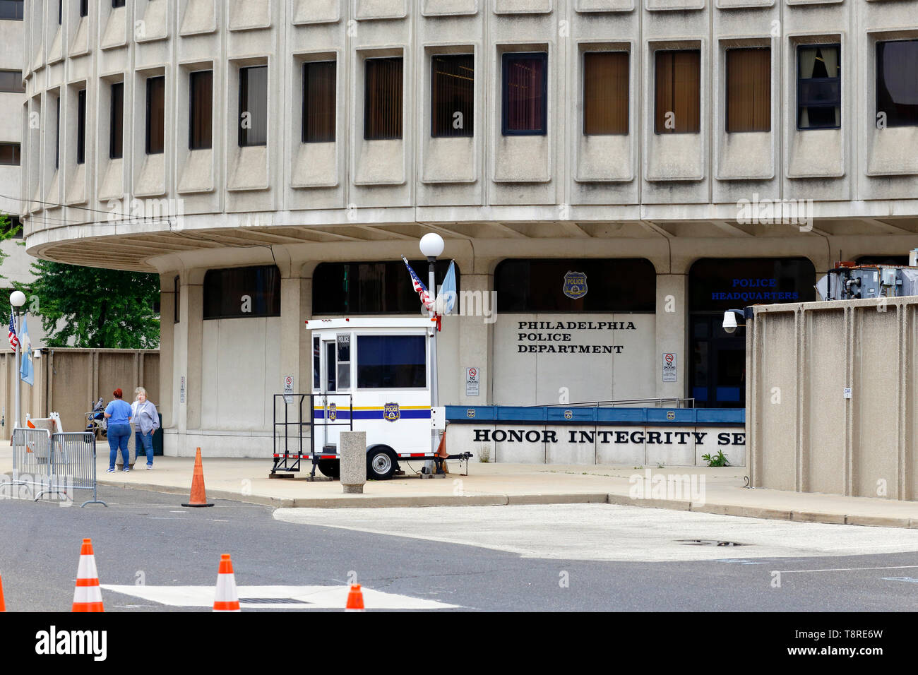 Die Polizei von Philadelphia Verwaltungsgebäude Stockfoto