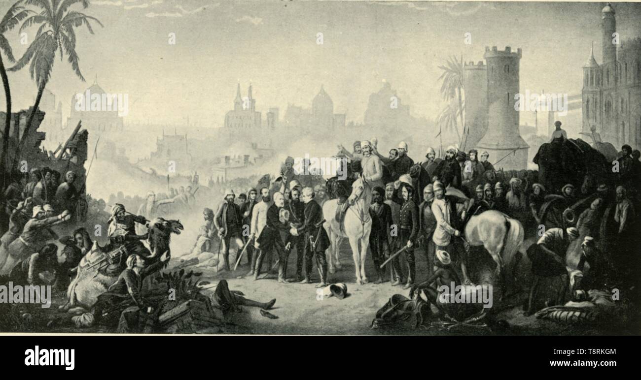 "Die Entlastung von Lucknow... November 1857", (1901). Schöpfer: Unbekannt. Stockfoto