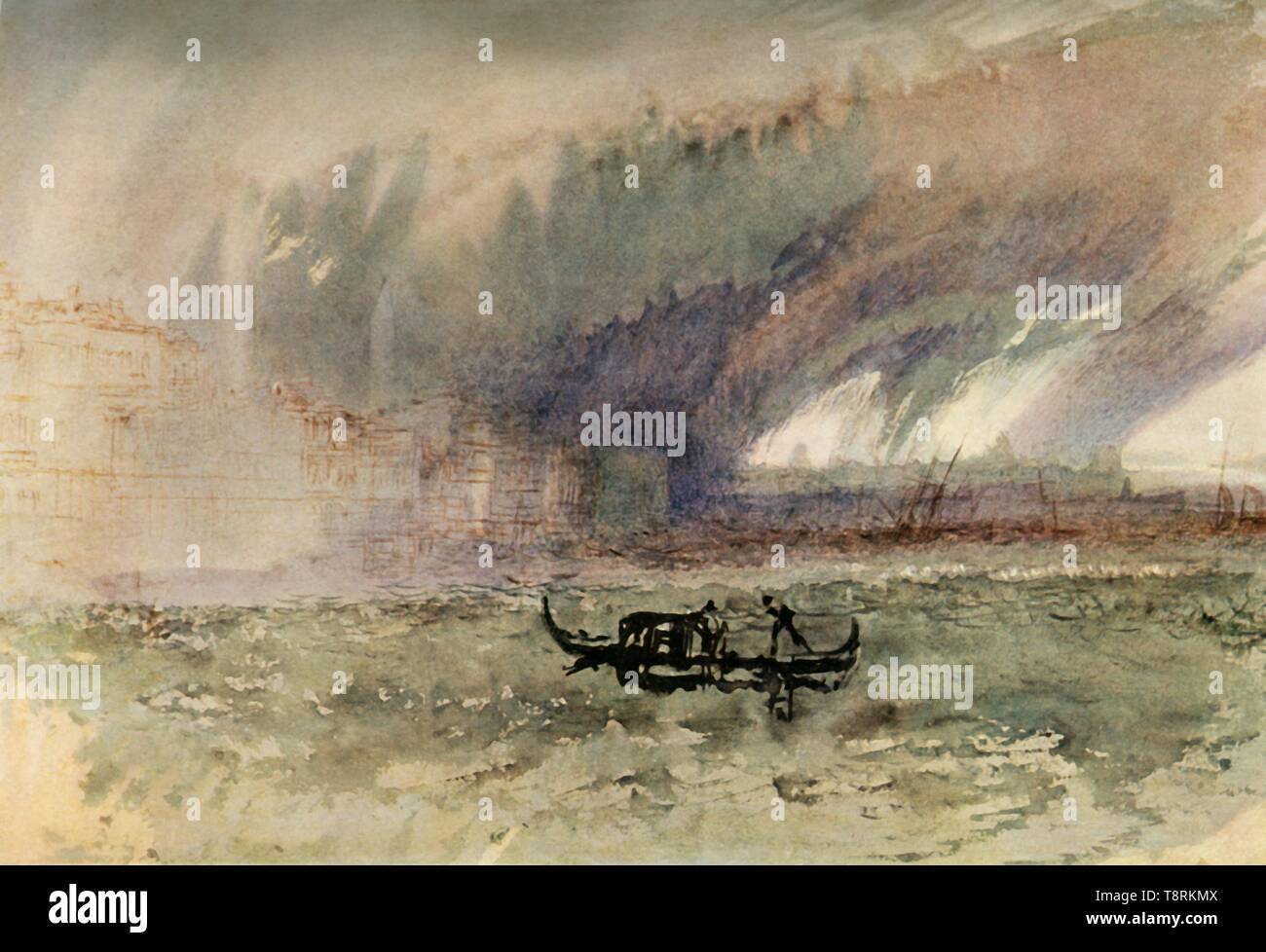 "Sturm auf die Lagunen', c 1830 (1934). Schöpfer: JMW Turner. Stockfoto