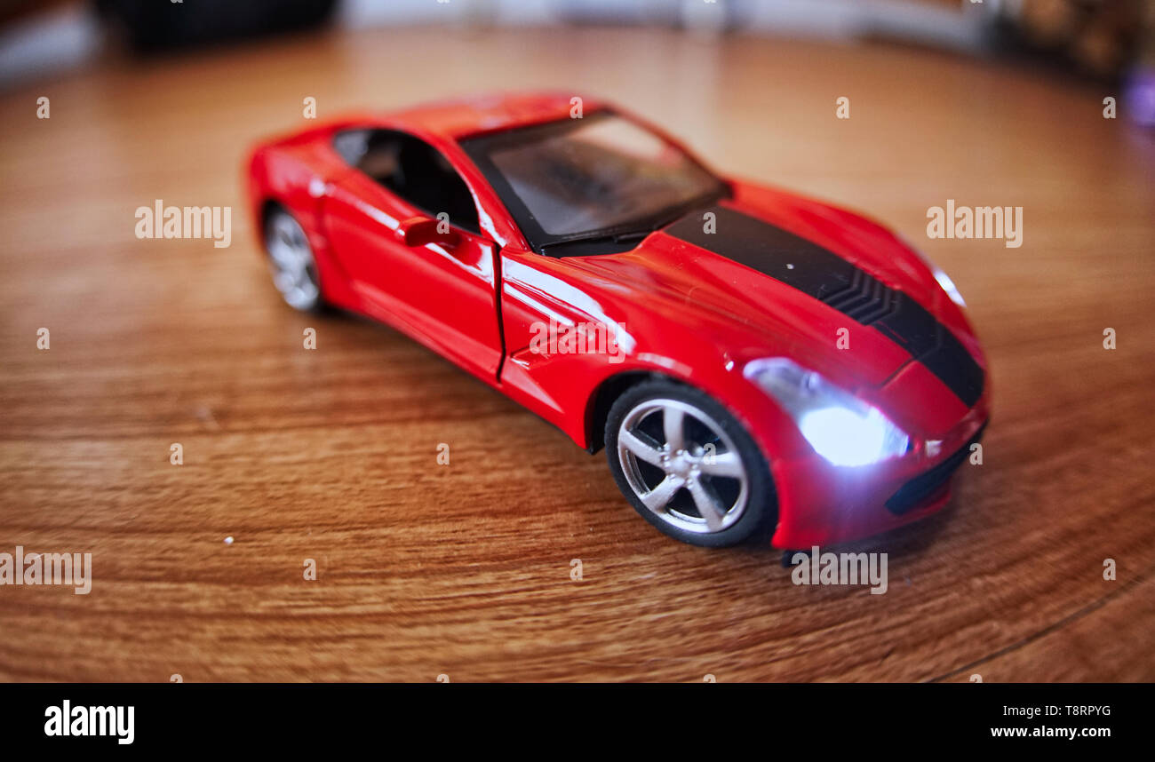 Montreal, Kanada, 13. Mai 2019. Close-up eines Spielzeugs Corvette Auto. Montreal, Quebec, Kanada. Credit: Mario Beauregard/Alamy leben Nachrichten Stockfoto
