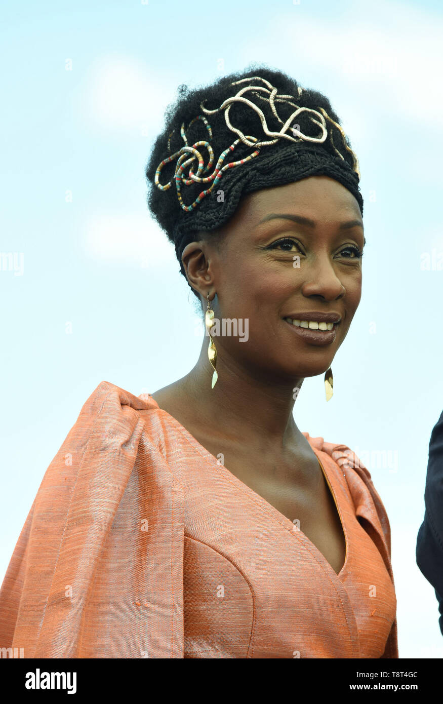 Maimouna N'Diaye nehmen an der Photoshot für die Jury in Cannes Film Festival Stockfoto