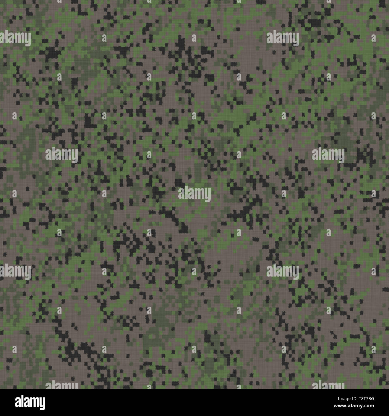 Woodland Digital Camouflage nahtlose Textur Fliese Stockfoto