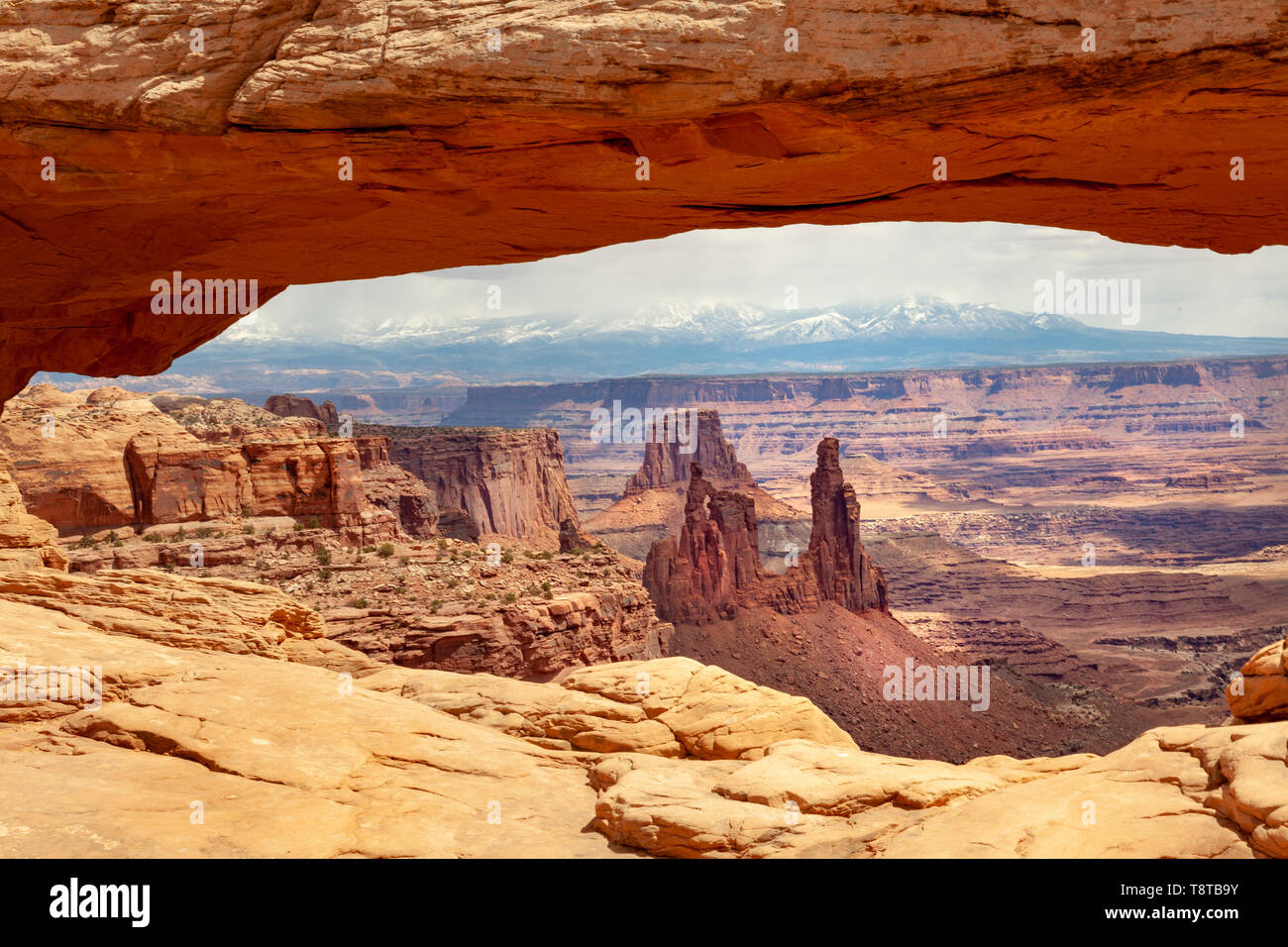 Mesa Arch Canyonlands Stockfoto