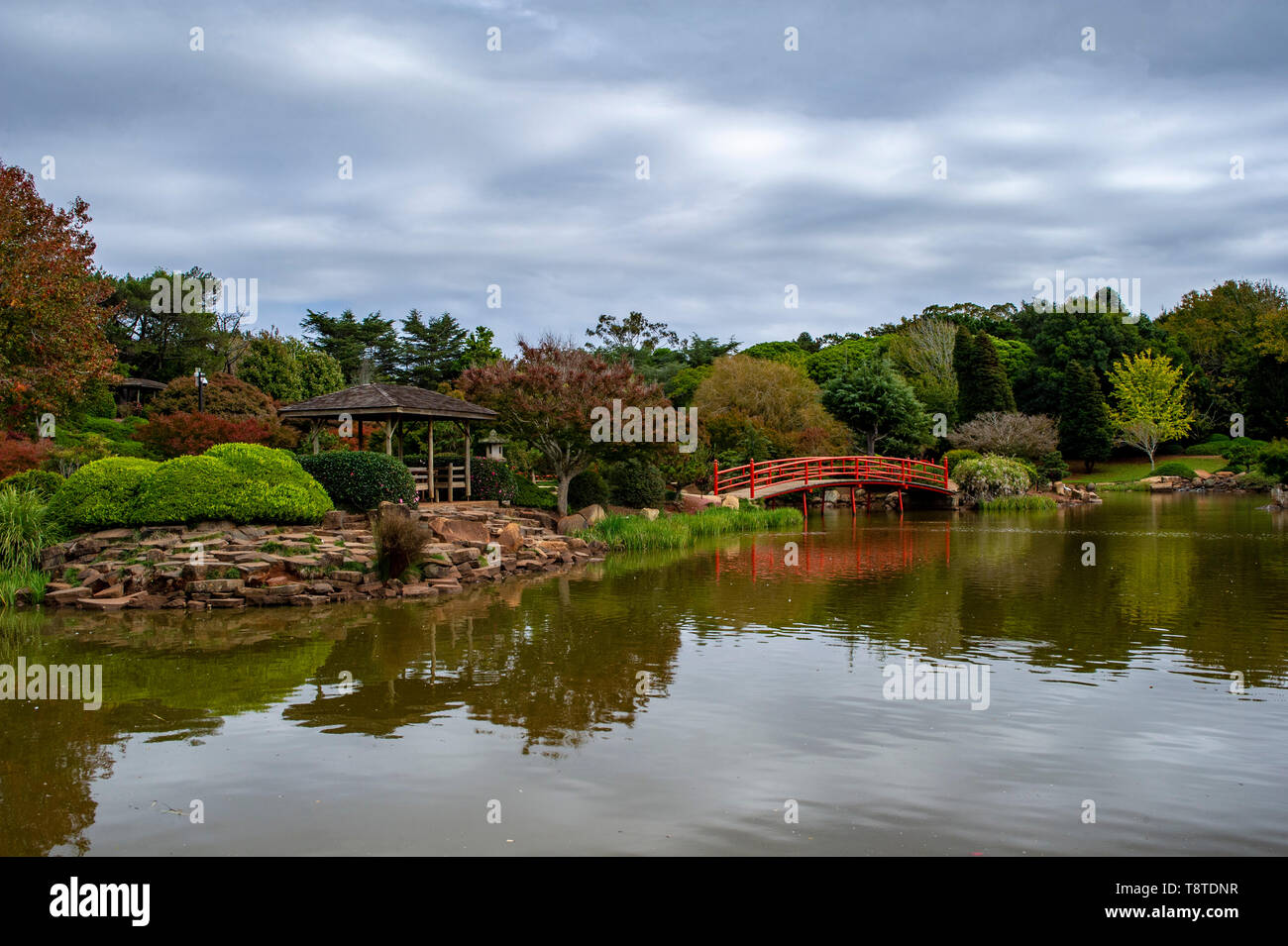 Japanische Gärten Stockfoto