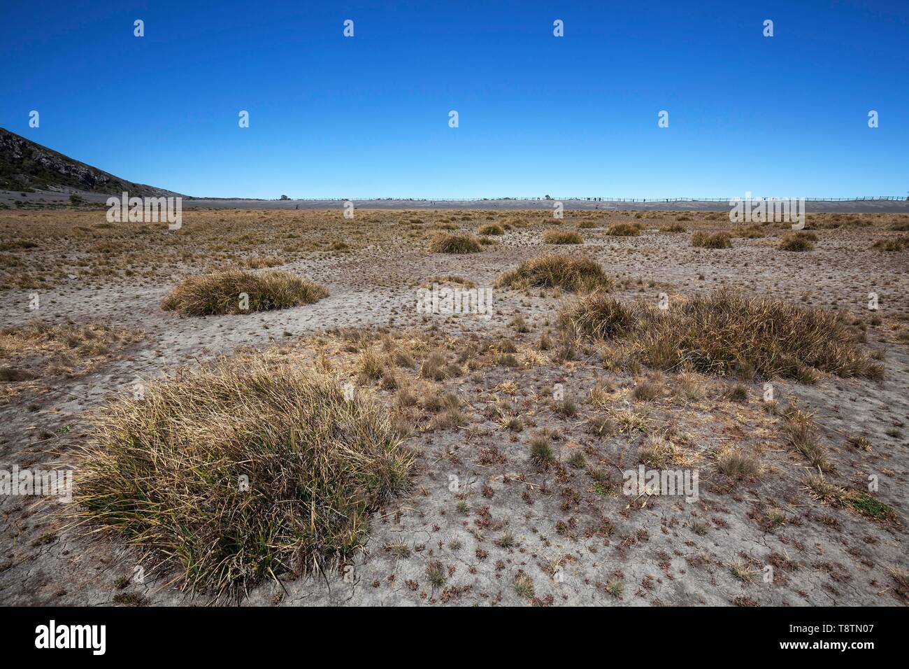 Vulkanische Landschaft im Krater Irazu Vulkan Irazu Vulkan National Park, Parque Nacional Volcan Irazu, Provinz Cartago, Costa Rica Stockfoto