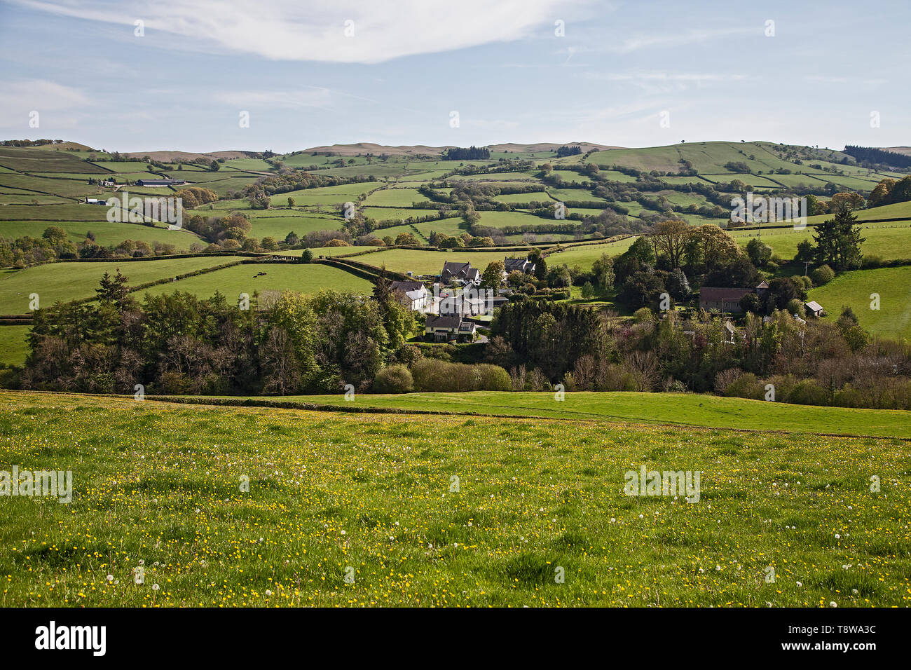 Gwenddwr Dorf, Erwood, Builth Wells, Powys, Wales UK Stockfoto