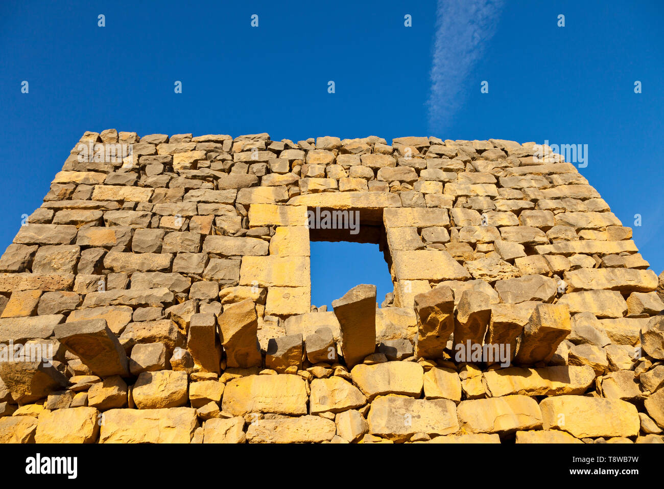 Castillo del Desierto Al-Azraq. Jordanien, Oriente Medio Stockfoto