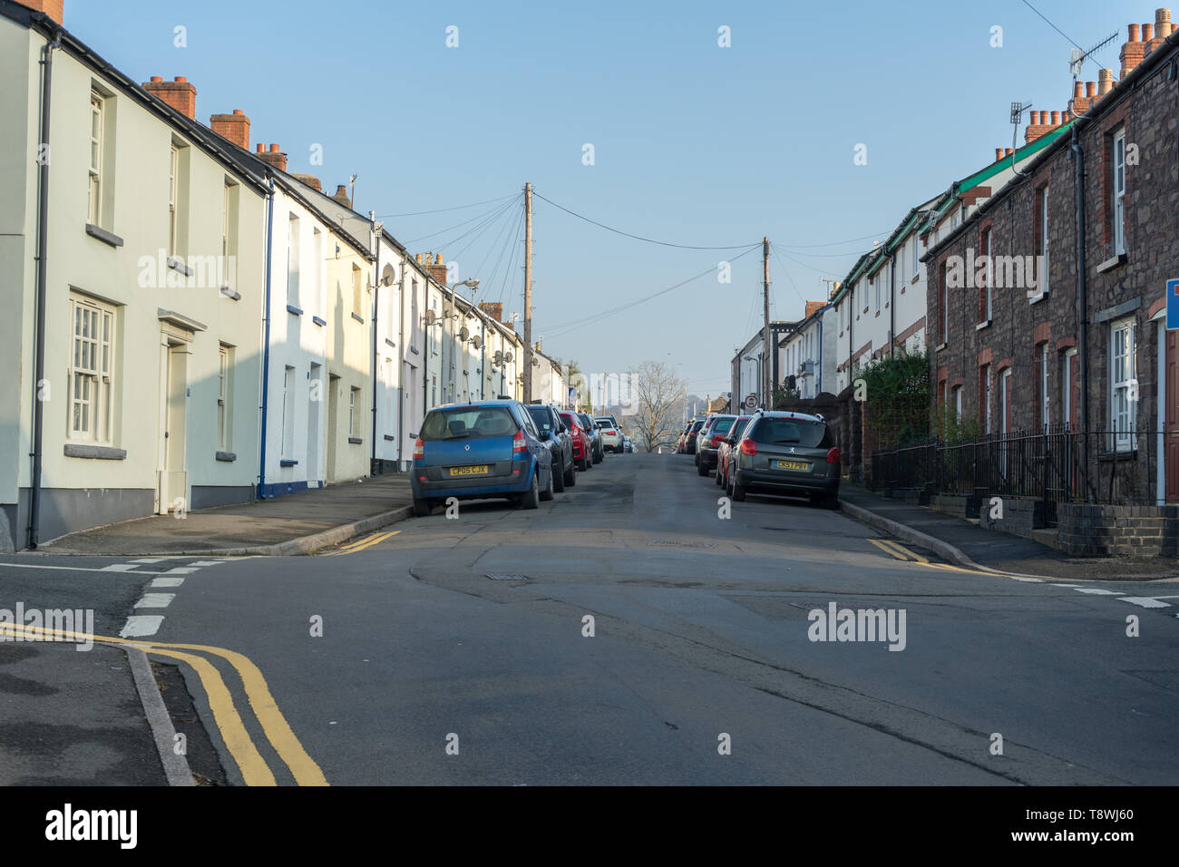 REIHENHAUS, SOUTH WALES Stockfoto