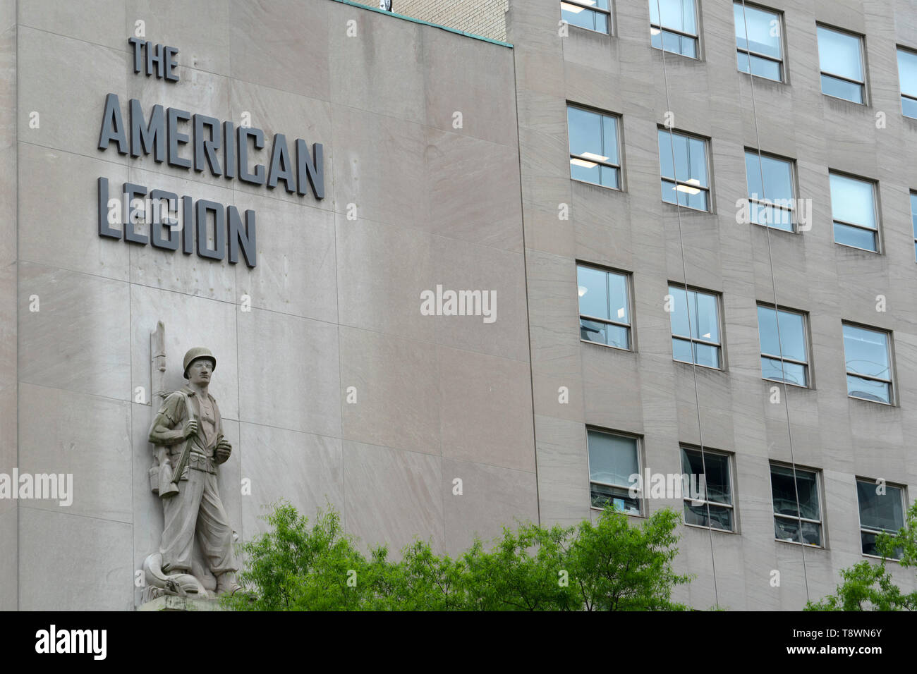 Washington DC 16 American Legion Straße Gebäude windows Detail Stockfoto