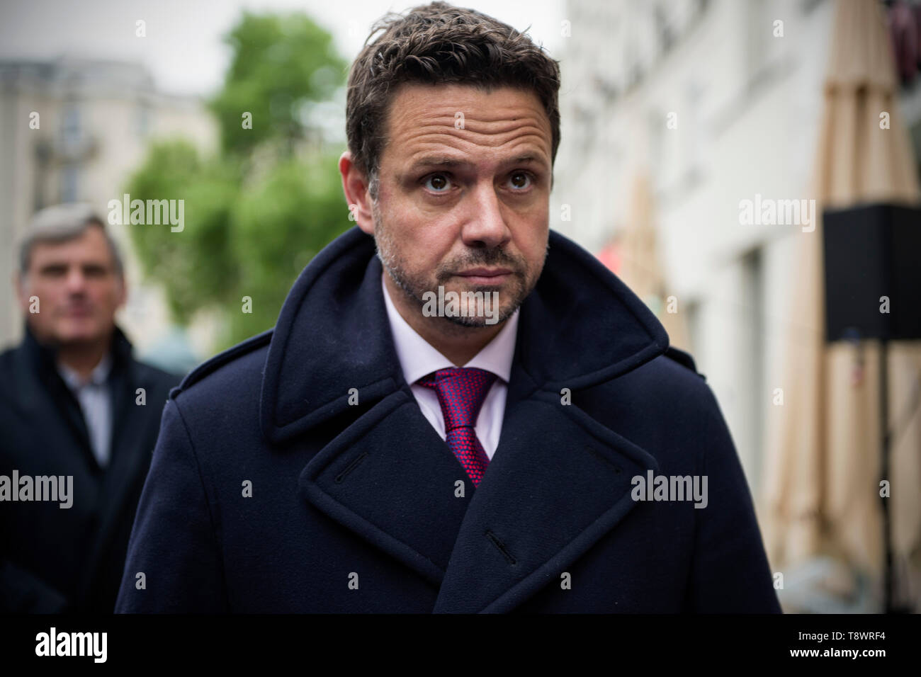 Bürgermeister von Warschau, Rafal Trzaskowski ist während der Zeremonie gesehen. Stockfoto