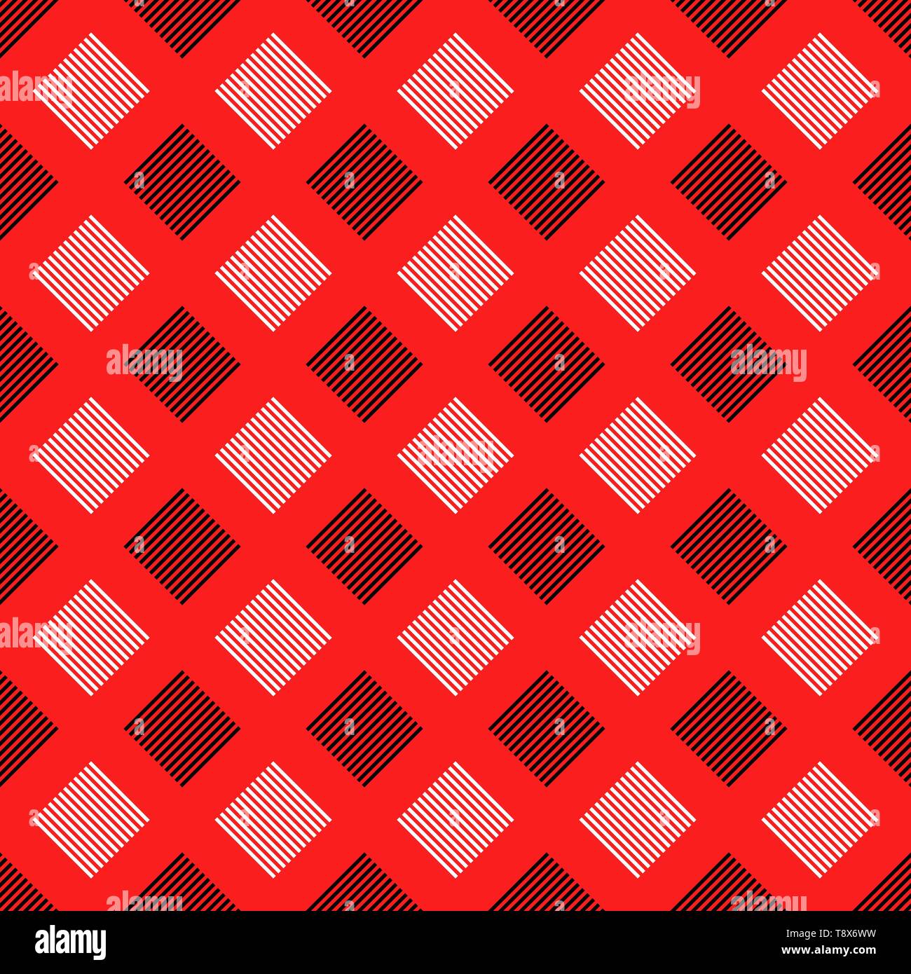 Zusammenfassung nahtlose quadratischen Muster Hintergrund Stock Vektor
