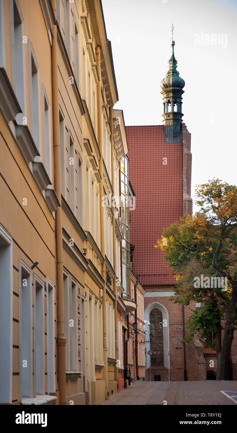 St. Martin und St. Nikolaus Kathedrale in Bydgoszcz. Polen Stockfoto