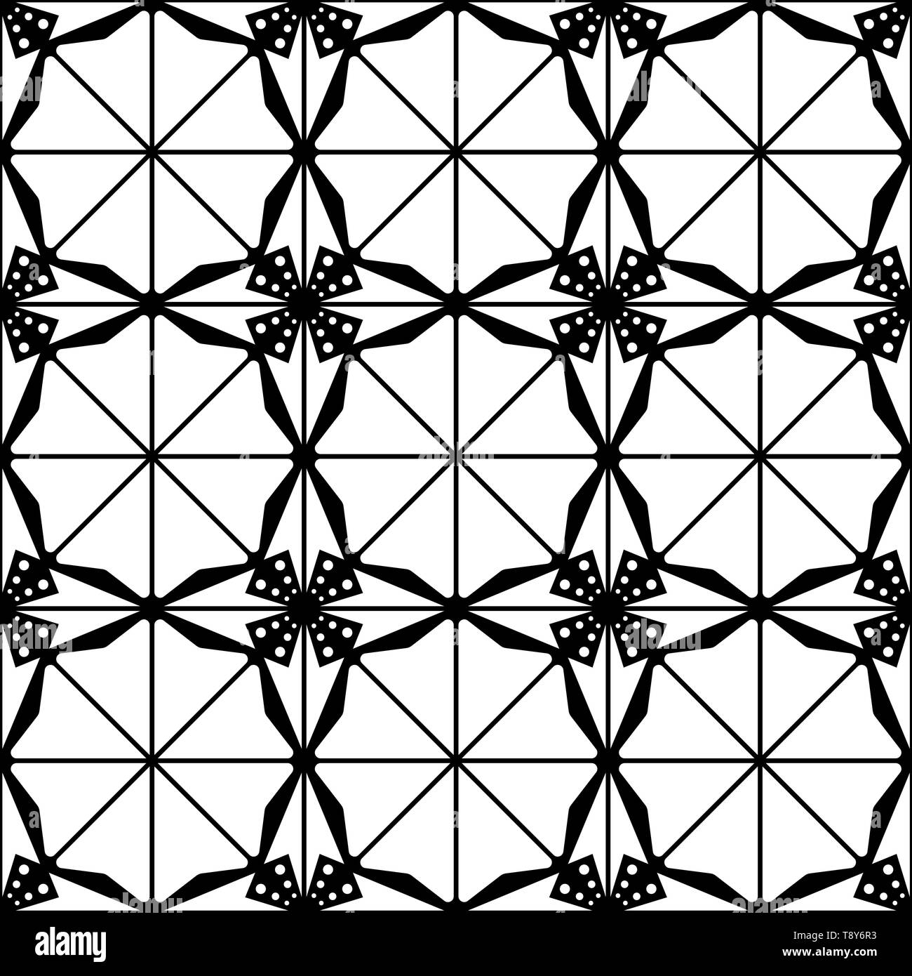 Vektor nahtlose Muster. Abstrakte Textur. Wiederkehrende geometrische Fliesen aus gestreiften Elemente Stock Vektor