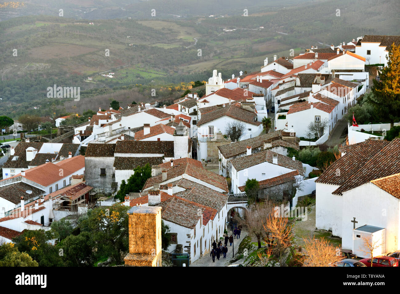 Im 9. Jahrhundert Dorf Marvão mit arabischen Ursprungs. Portugal Stockfoto