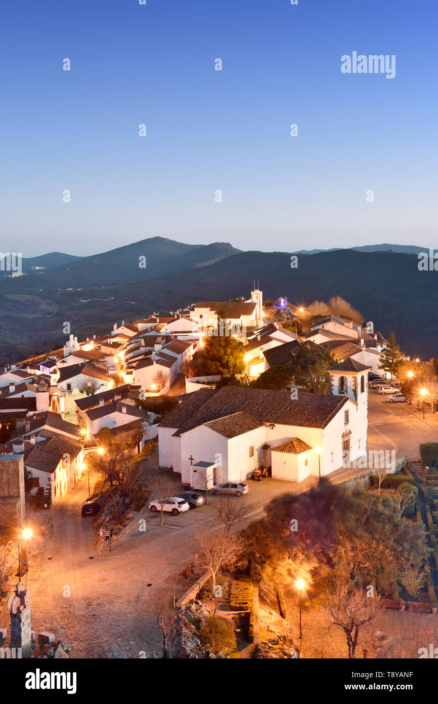 Im 9. Jahrhundert Dorf Marvão mit arabischen Ursprungs. Portugal Stockfoto