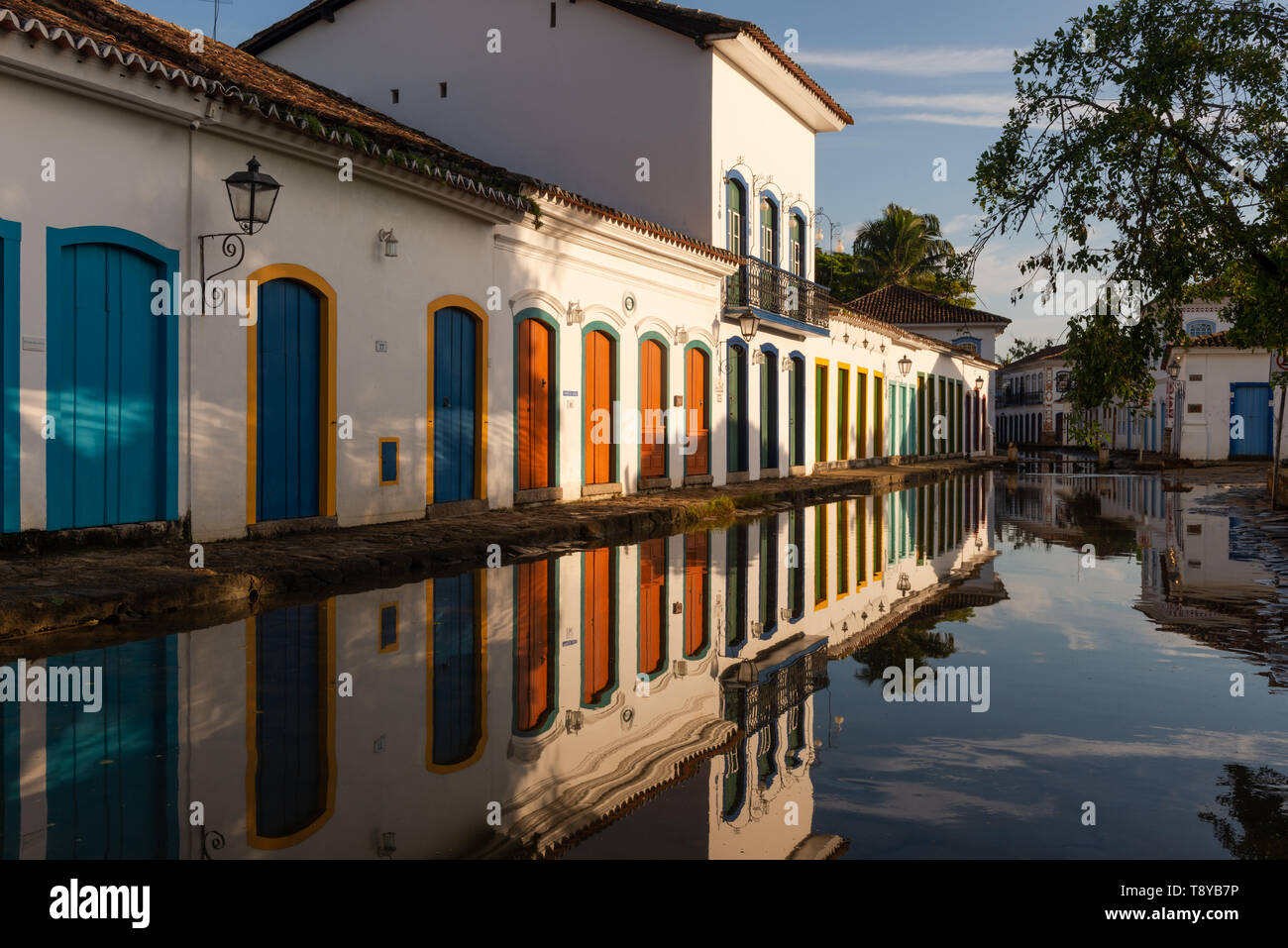 Das historische Zentrum von Paraty, Rio de Janeiro, Brasilien Stockfoto