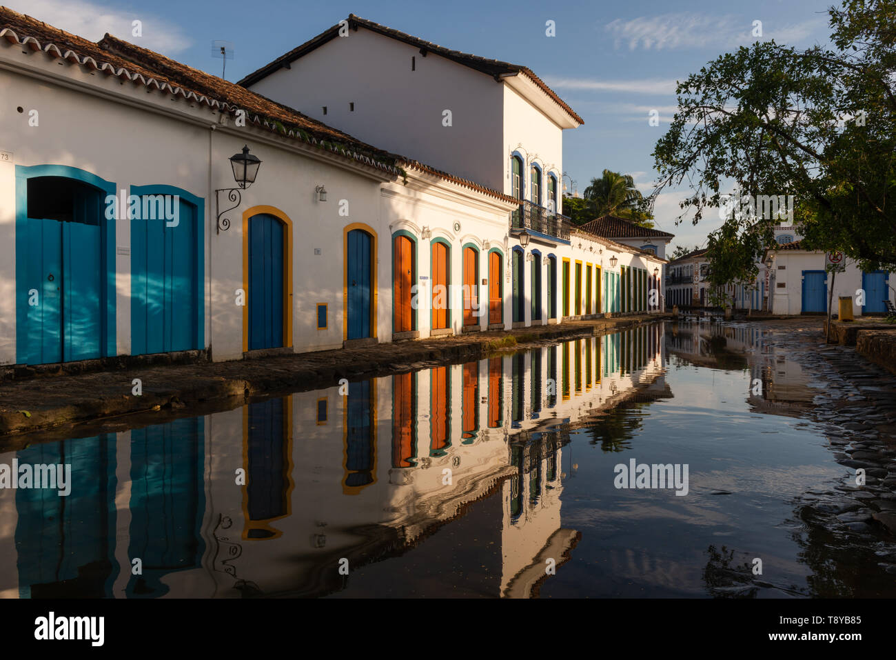 Das historische Zentrum von Paraty, Rio de Janeiro, Brasilien Stockfoto