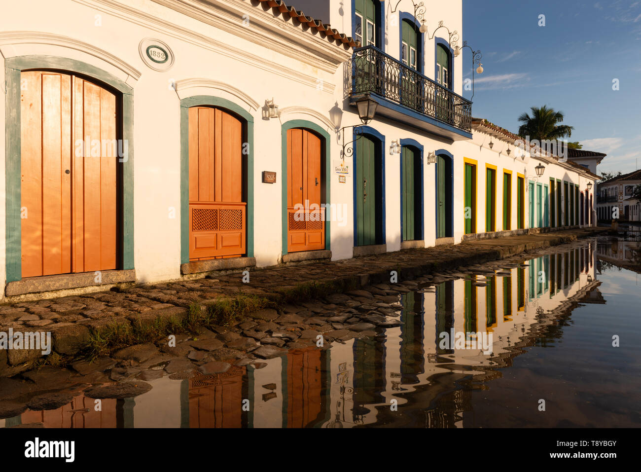 Das historische Zentrum von Paraty, Rio de Janeiro, Brasilien Stockfoto