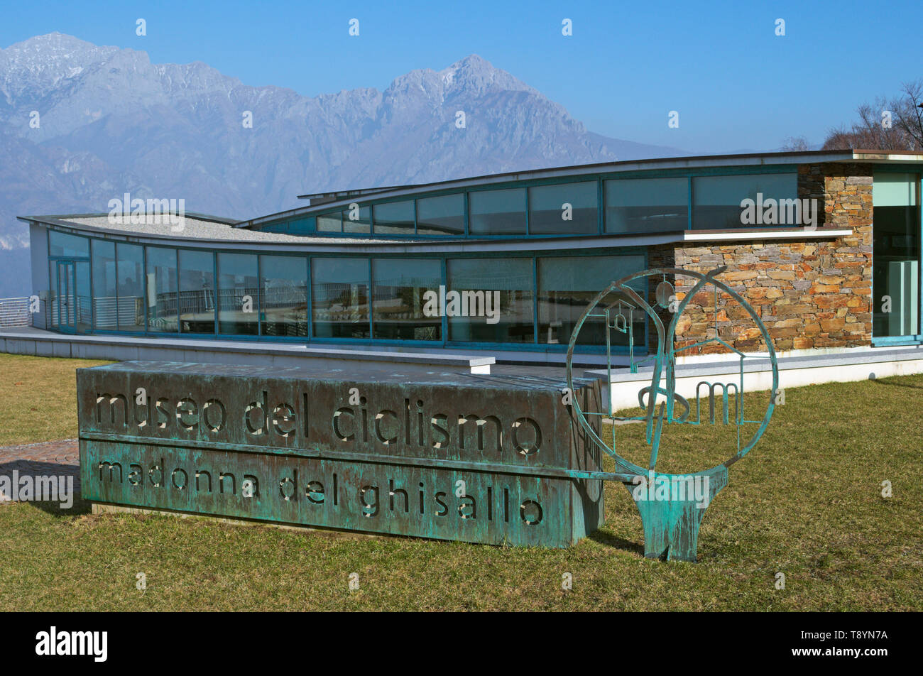 Madonna del Ghisallo radfahren Museum (Museo del Ciclismo), Magreglio, Lombardei, Italien Stockfoto