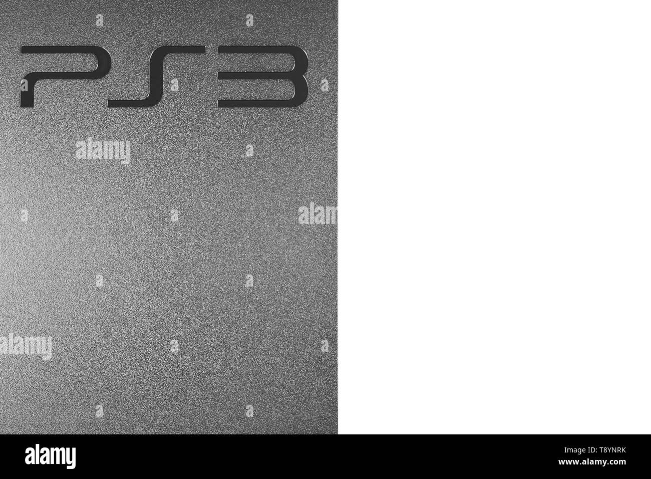 Sony Playstation 3 PS3-Spiele Konsole. Stockfoto