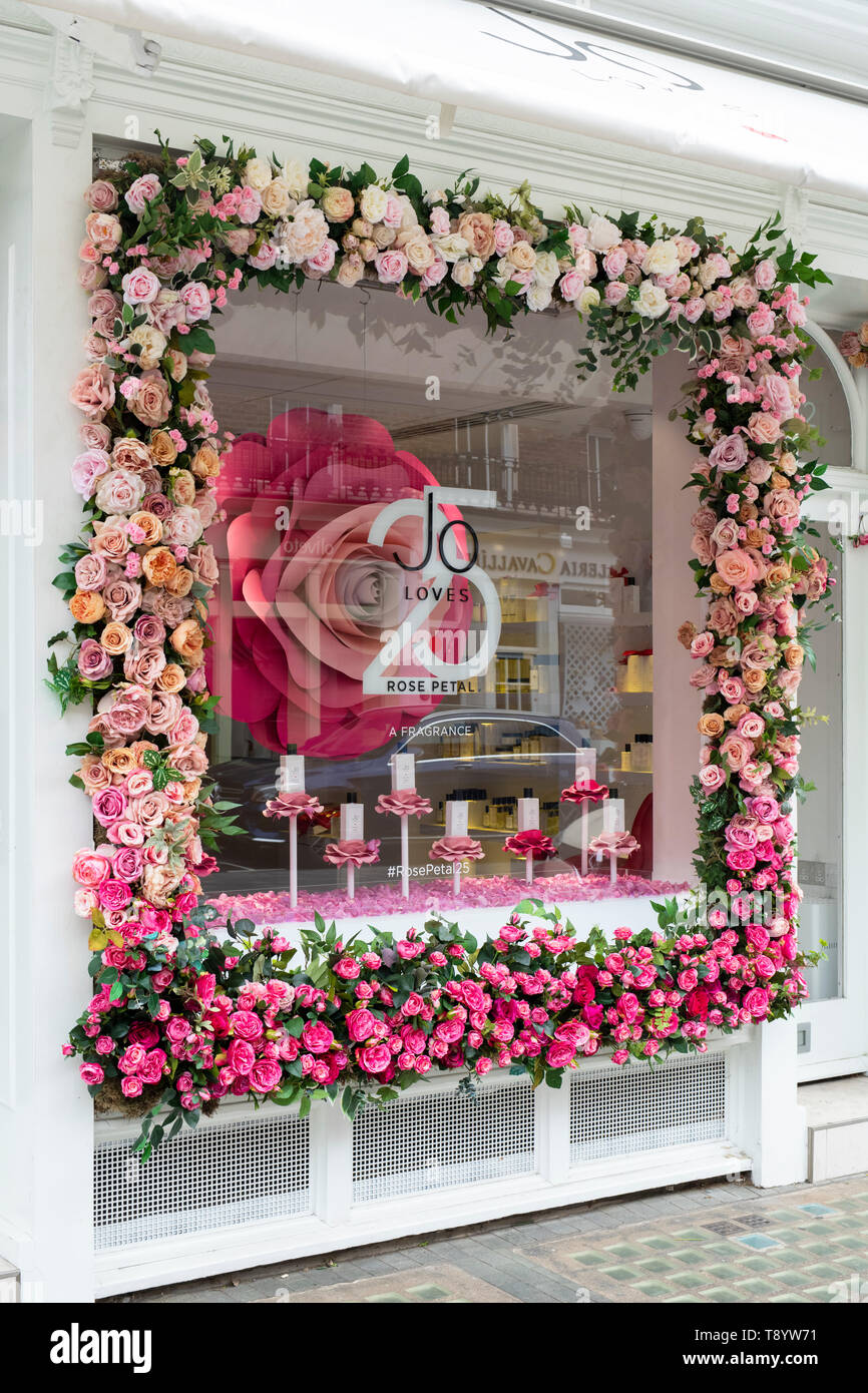 Jo liebt Shop. Elizabeth Street, Belgravia, London, England Stockfoto