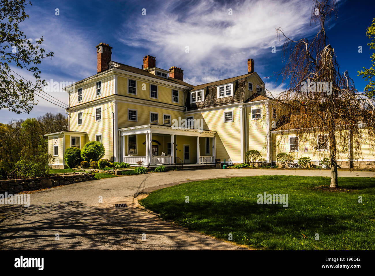 Hammond Mansion Eugene O'Neill Theatre Center Waterford, Connecticut, USA Stockfoto