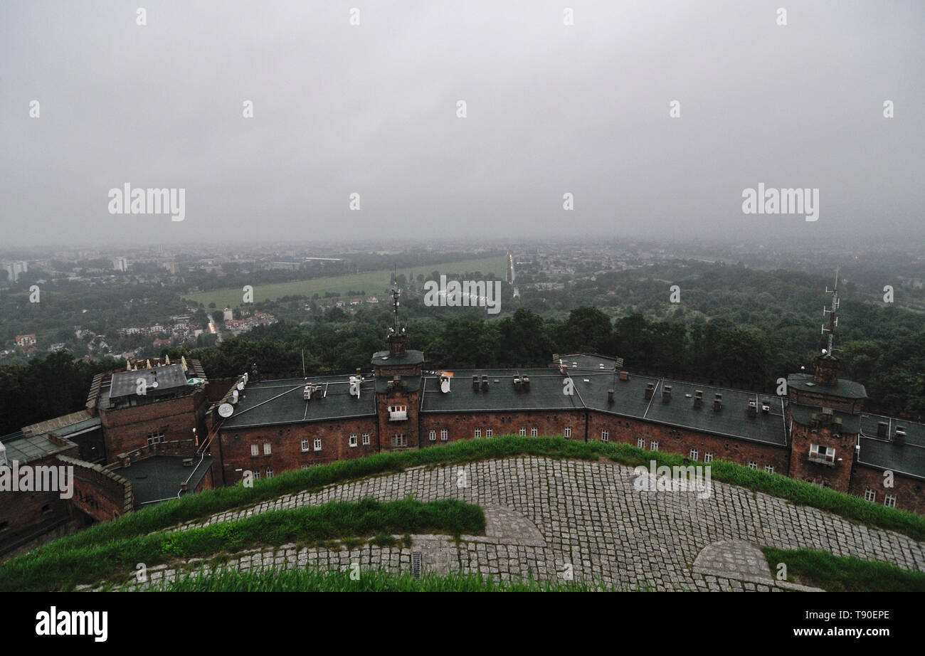 Blick von der Festung Krakau, Polen Stockfoto