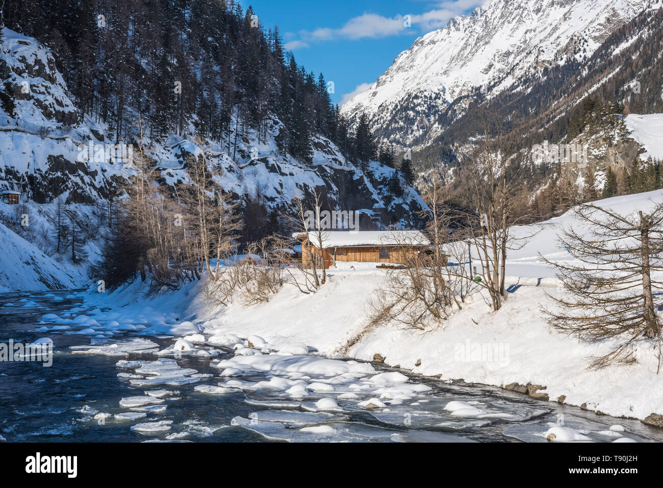 Tirol, Ötztal, Ötztaler Ache Stockfoto