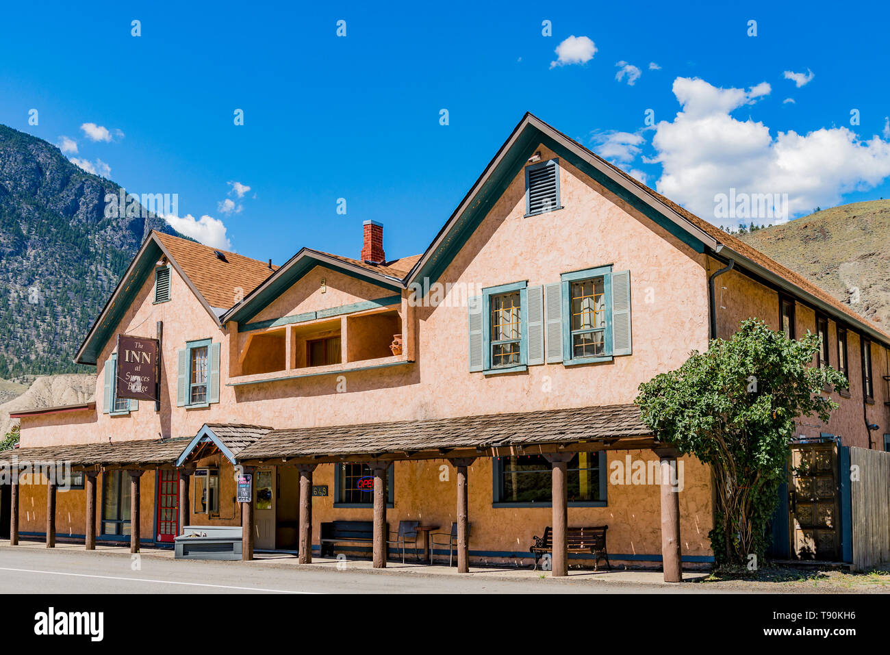 Inn at Spences Bridge, British Columbia, Kanada Stockfoto