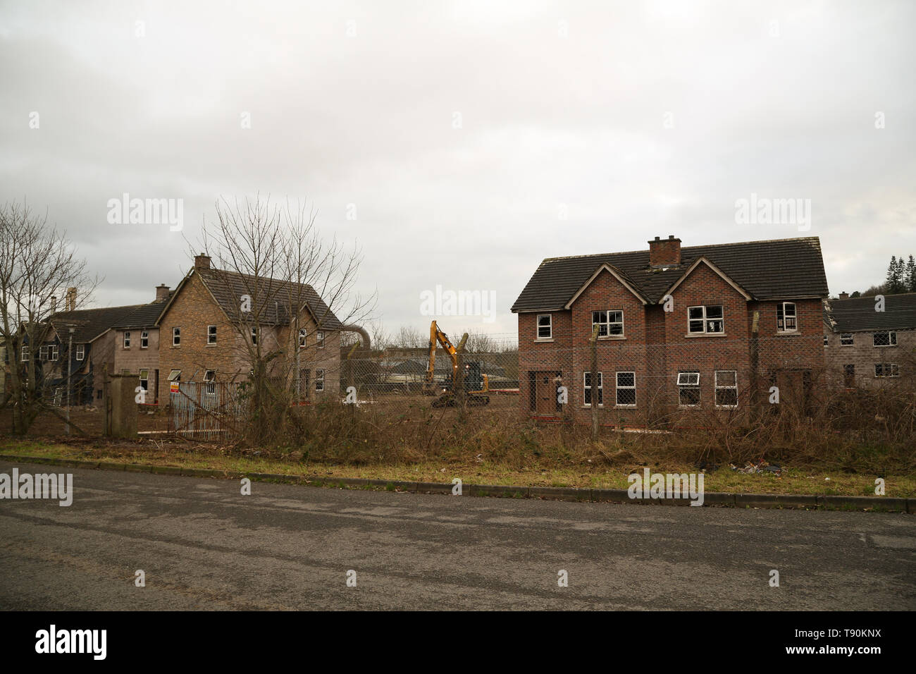 Irische ghost Immobilien Stockfoto