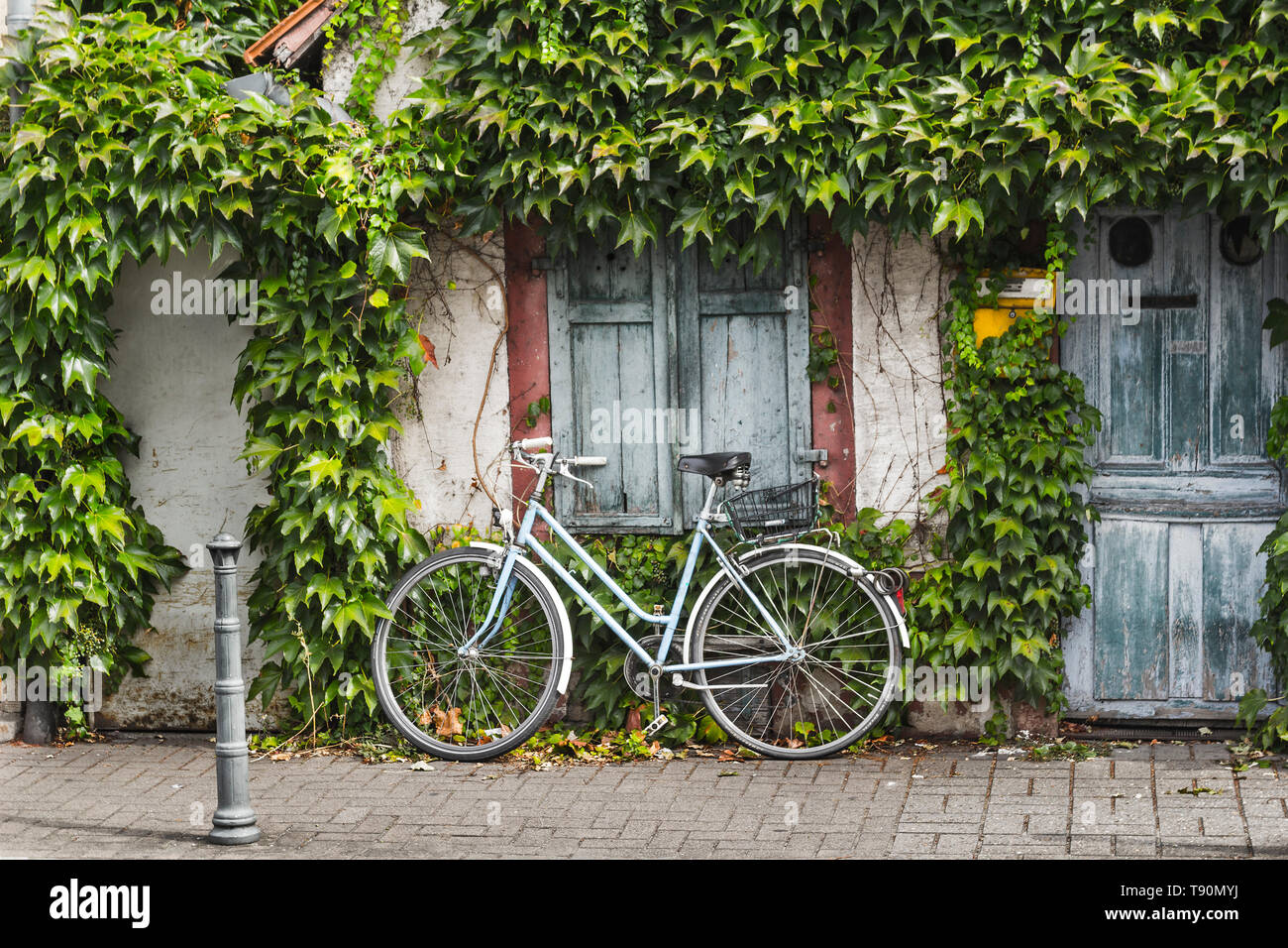 Fahrrad Schwetzingen Stockfoto