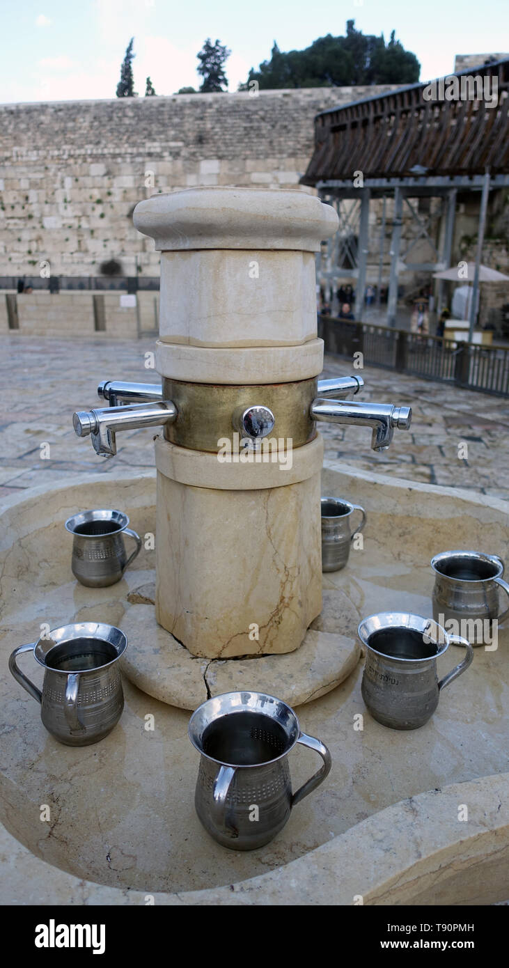 Western Wall Jerusalem Altstadt Israel Stockfoto