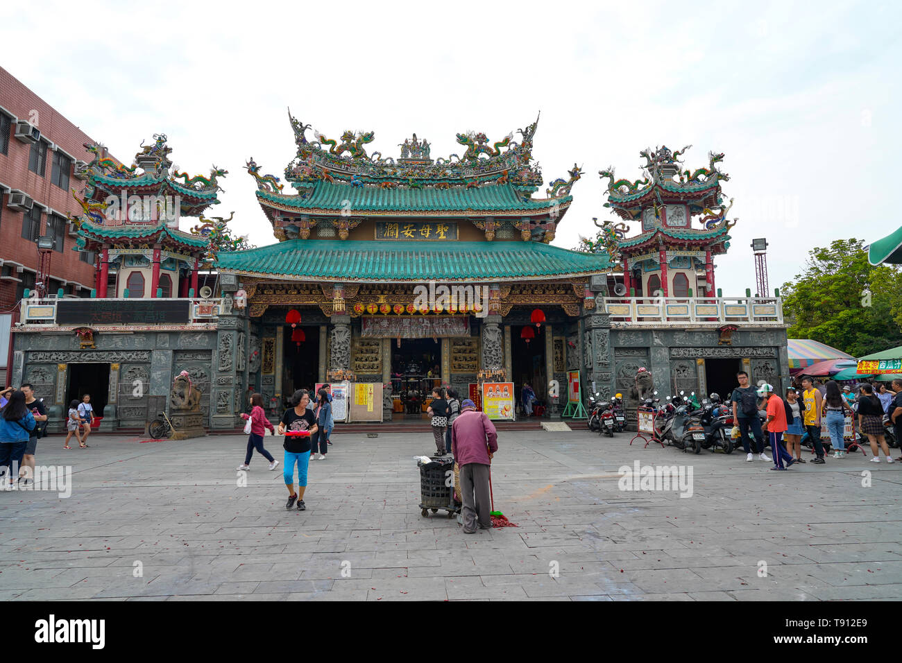 Anping Tianhou Tempel, der auch als Kaitai Tianhou oder Mazu Tempel in der anping District von Tainan, Taiwan bekannt. Stockfoto