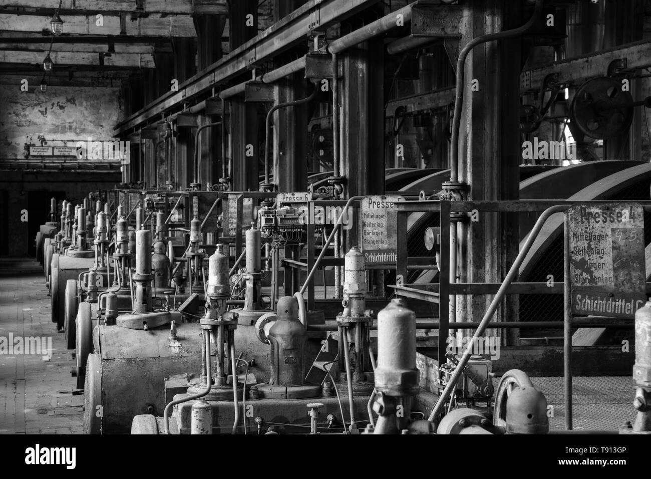 alte Industriegebäude Stockfoto