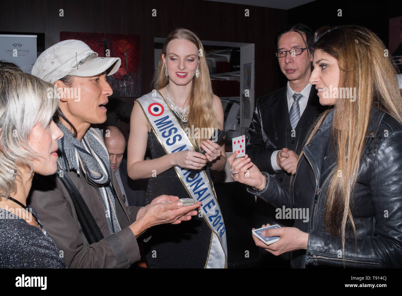 Licht optische Levallois - Mai 14, 2019 - Roter Teppich Partei bei der Eröffnung der Filmfestspiele von Cannes, dem "ontée des Marches de Licht Optische' Stockfoto