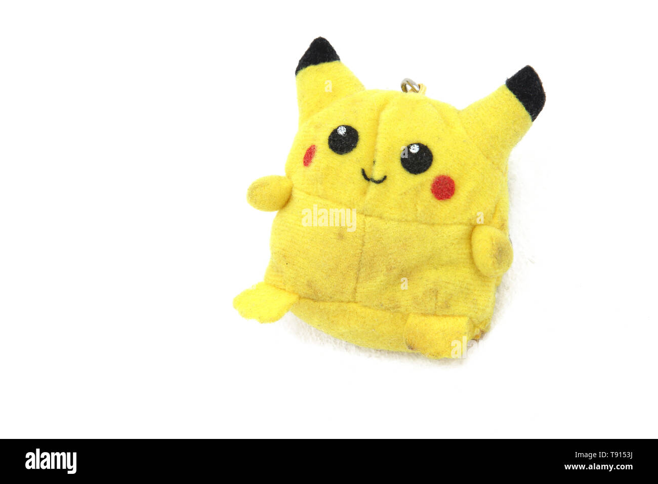 Pikachu Schlüsselanhänger Stockfoto